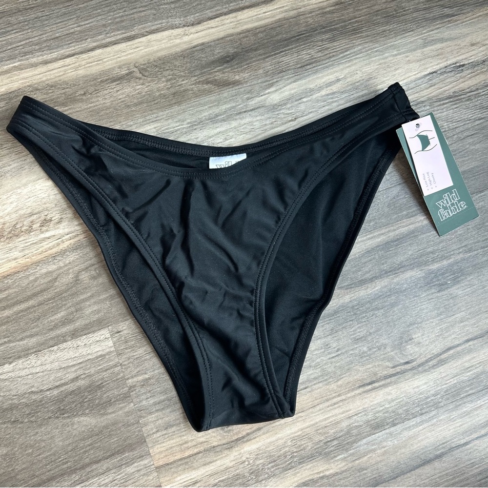 NWT Black Bikini Bottom